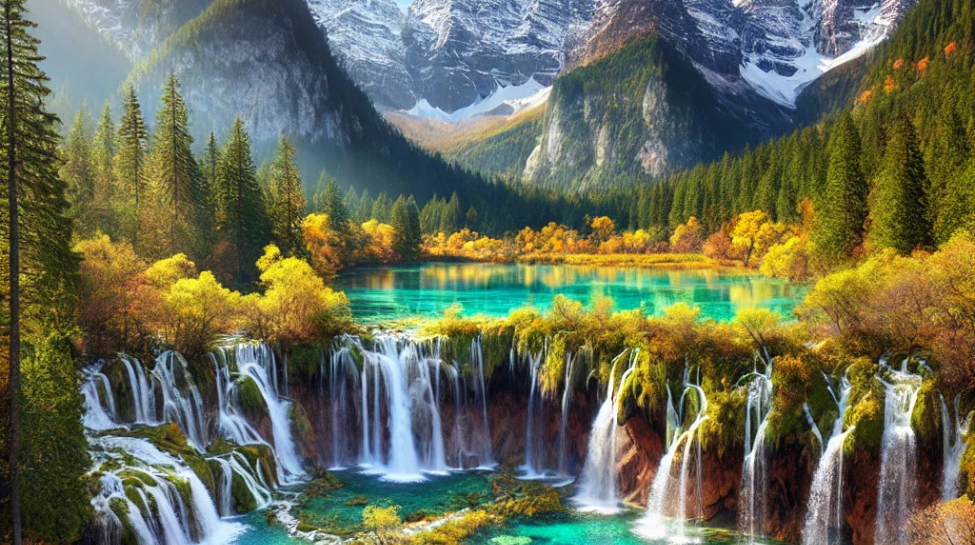 Jiuzhaigou national reserve: