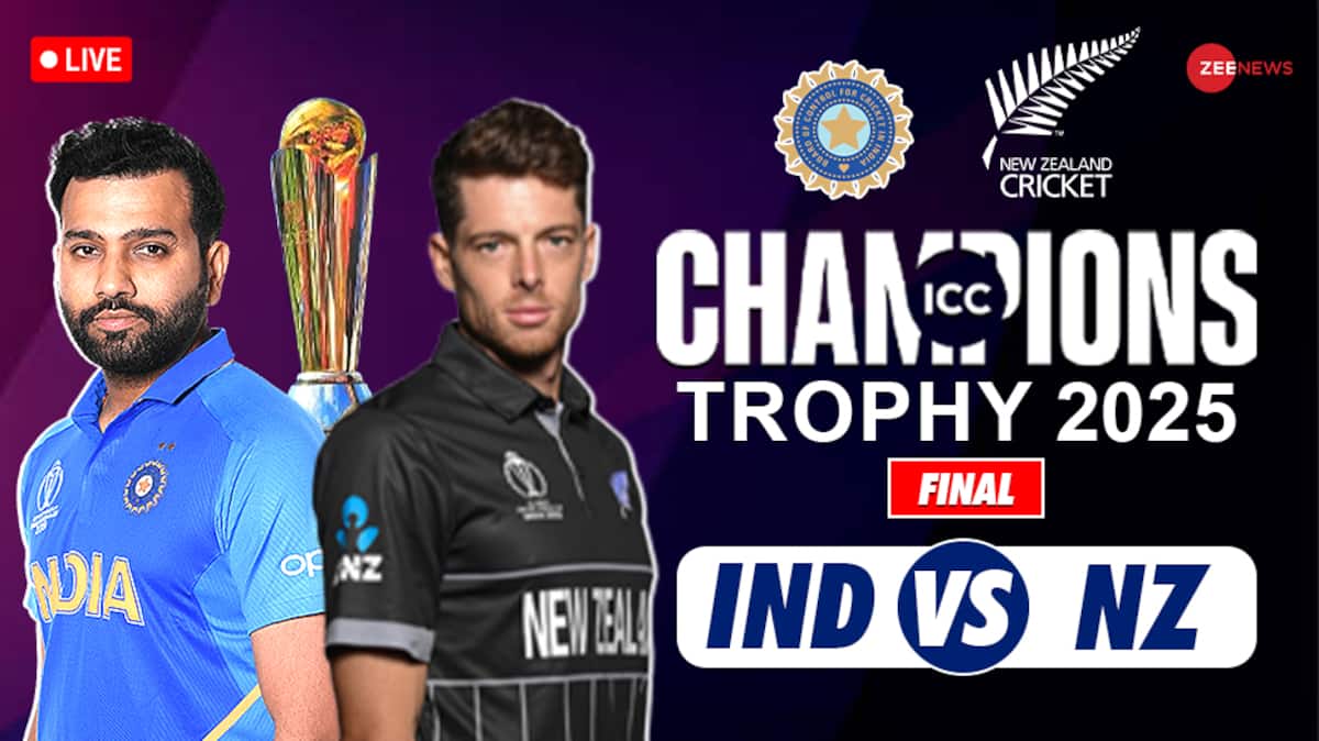 Highlights | IND VS NZ Final, Champions Trophy 2025 Match Preview: Unbeaten India Face Formidable New Zealand For Ultimate Glory | Cricket News | Zee News