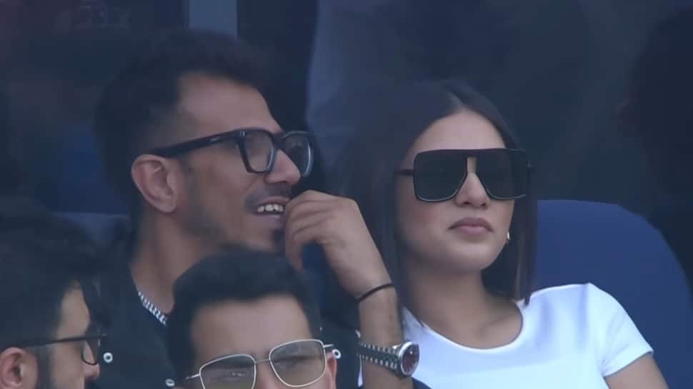 Yuzvendra Chahal Spotted With Mystery Woman At Champions Trophy Final Between India Vs New Zealand