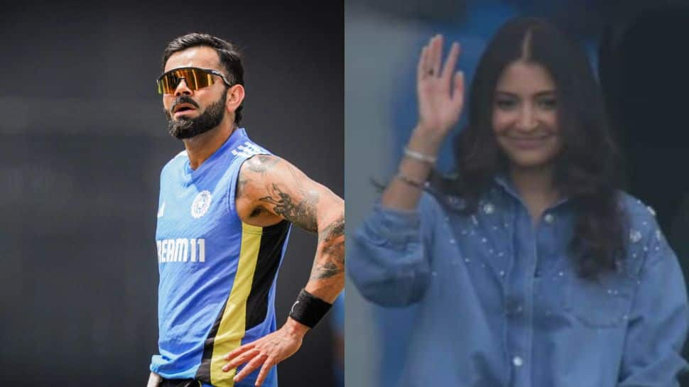 Virat Kohli Waves At Anushka Sharma As She Cheers For Him During IND Vs NZ Champions Trophy 2025 Final — Watch