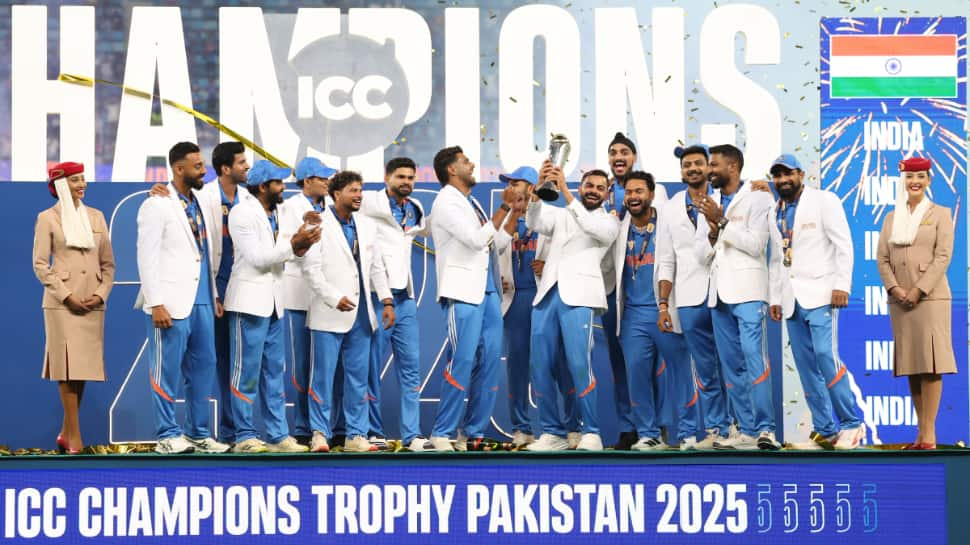 India Win Champions Trophy After 12 Years, Become 1st Team To Win Three Titles