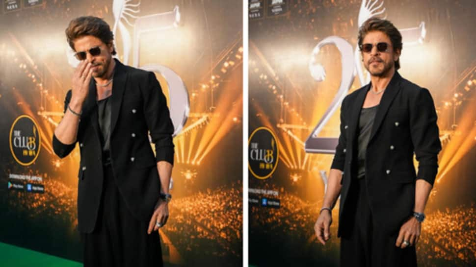 IIFA 2025: Shah Rukh Khan Wraps Up Star-Studded Night With 'Chaiyya Chaiyya' As Drones Illuminate Jaipur Sky With His Signature Pose performance