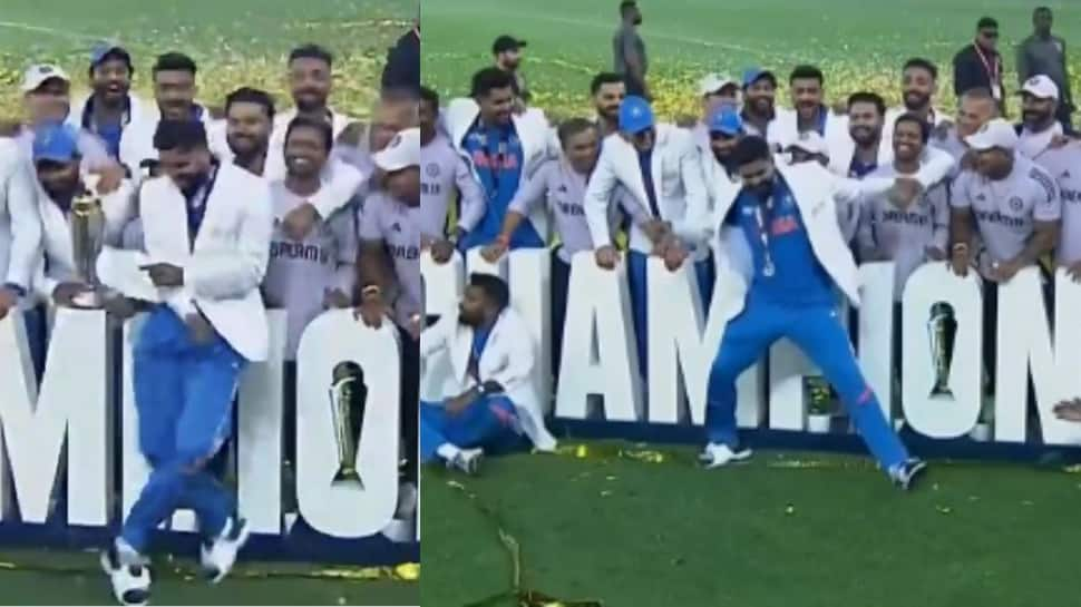 Shreyas Iyer Channels Virat Kohli’s ‘Gangnam Style’ With Victory Dance After Champions Trophy 2025 Win - Watch