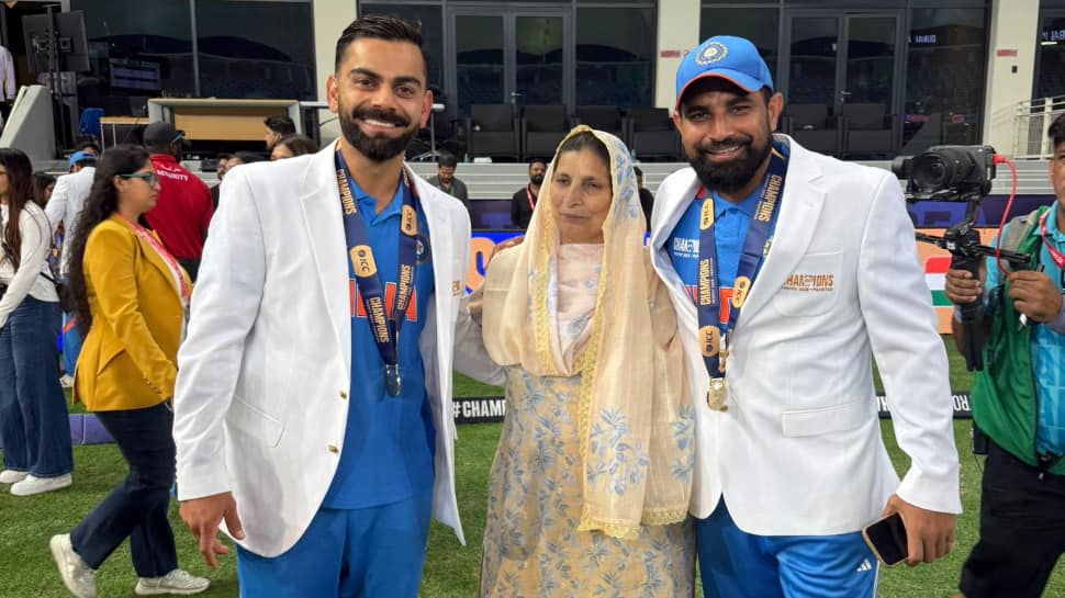 Virat Kohli Touches Feet Of Mohammed Shami's Mother After Champions Trophy Win, Wins Hearts - WATCH