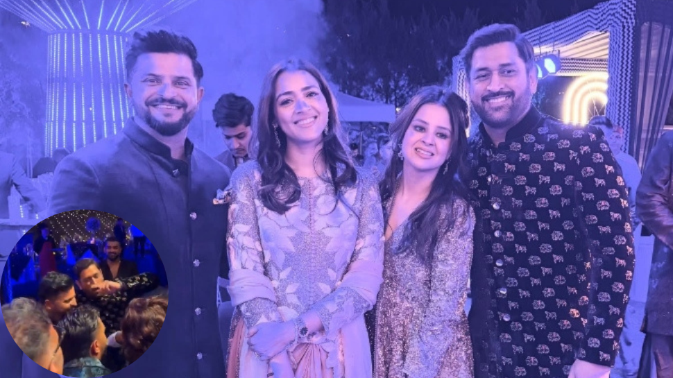 MS Dhoni's Electrifying 'Burraahh' Move At Rishabh Pant's Sister's Wedding Goes Viral - WATCH MS Dhoni's Electrifying 'Burraahh' Move At Rishabh Pant's Sister's Wedding Goes Viral - WATCH