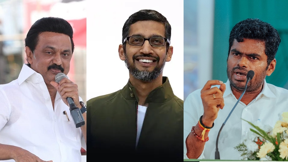 Hindi Imposition Row: As Tamil Nadu CM Stalin Wages War Against NEP, BJP's 'Sundar Pichai' Poser To DMK Hindi Imposition Row: As Tamil Nadu CM Stalin Wages War Against NEP, BJP's 'Sundar Pichai' Poser To DMK