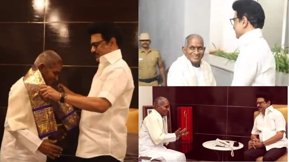 Legendary Music Composer Ilaiyaraaja Meet Tamil Nadu CM Stalin