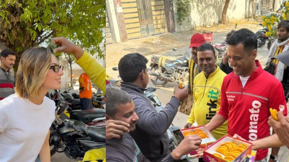 Holi 2025: Zomato CEO Deepinder Goyal Celebrates With Supply Companions, Enjoys Gujiya – Examine Pics