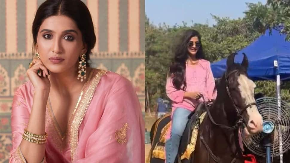 Bigg Boss 16 Fame Nimrit Kaur Ahluwalia Learns Horse Riding For Debut Film 'Shaunki Sardar' With Guru Randhawa