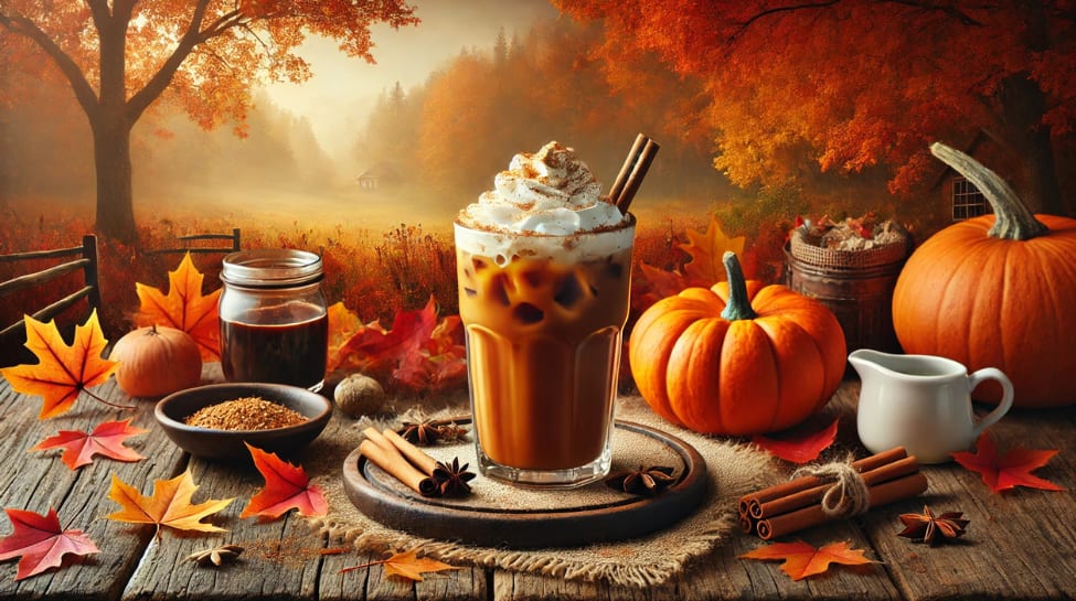 Autumn-Pumpkin Spice ice brew: