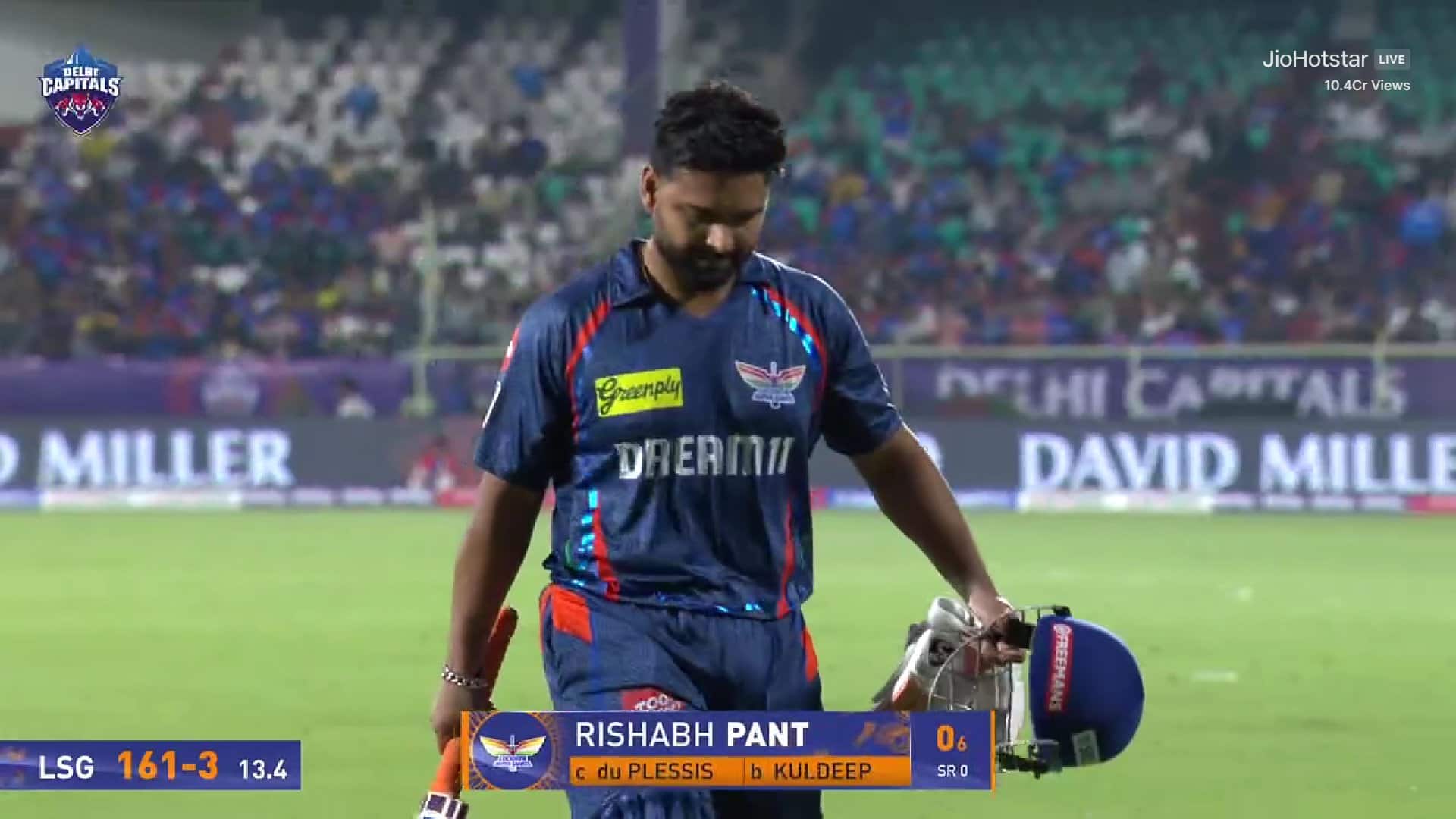 9. Rishabh Pant’s Tough Start for LSG