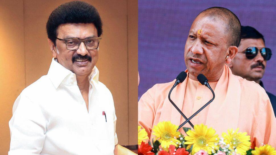 'Political Black Comedy': MK Stalin Slams Yogi Adityanath On Delimitation, Language Row