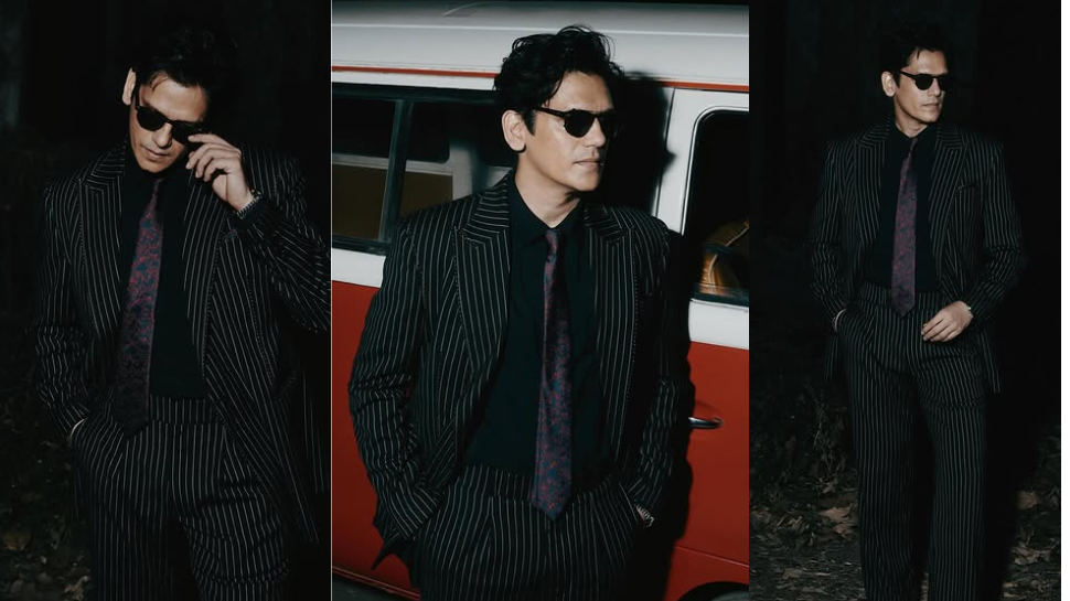 Sleek in Stripes and Shades