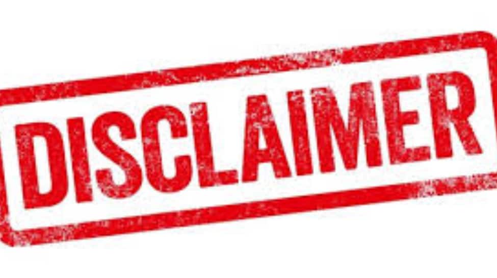 DISCLAIMER