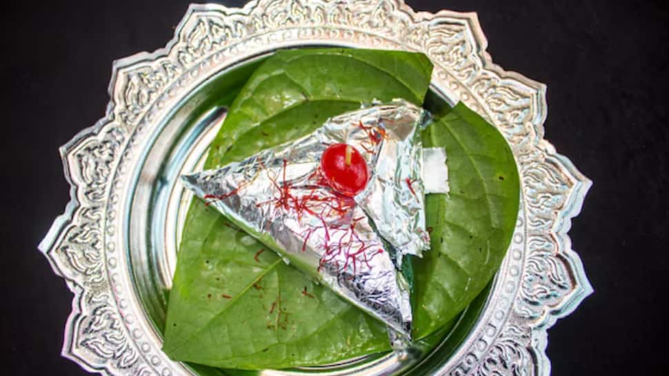 Eating Paan (Betel Leaf)
