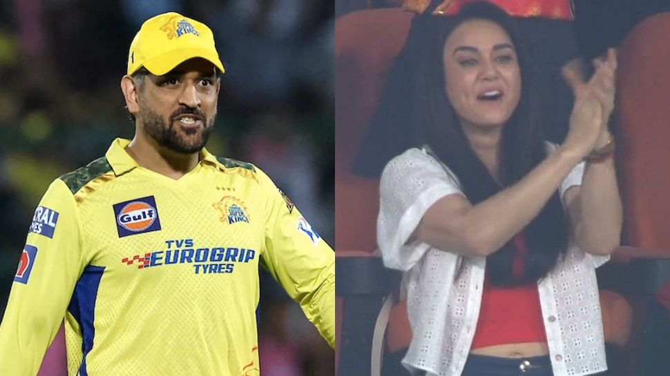 MS Dhoni’s Priceless Reaction To Preity Zinta’s Wild Celebration After Shashank Singh’s Catch Drop, Video Goes Viral - Watch MS Dhoni’s Priceless Reaction To Preity Zinta’s Wild Celebration After Shashank Singh’s Catch Drop, Video Goes Viral - Watch