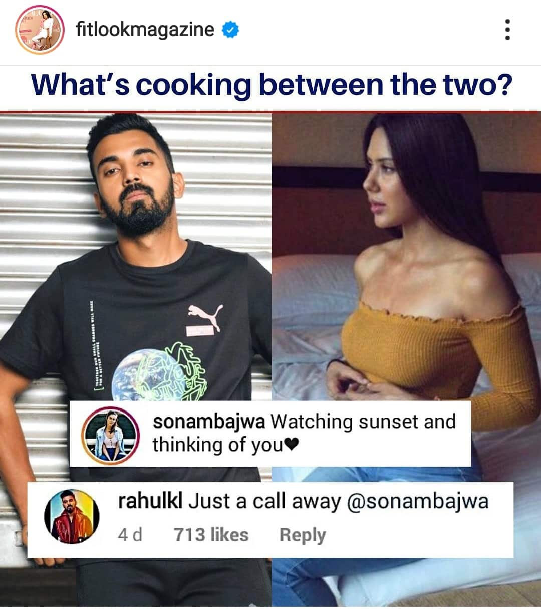 1. The Instagram Flirtation That Started It All