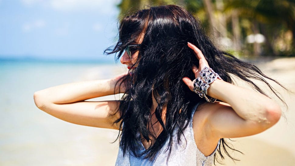 Protecting hair from sun damage