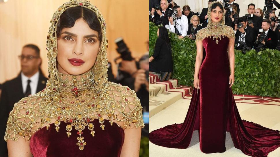 Priyanka Chopra - The Velvet Gown