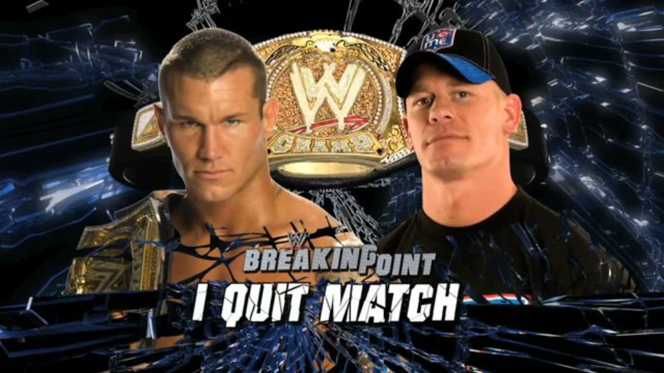 WWE Championship – Breaking Point 2009 (I Quit Match)