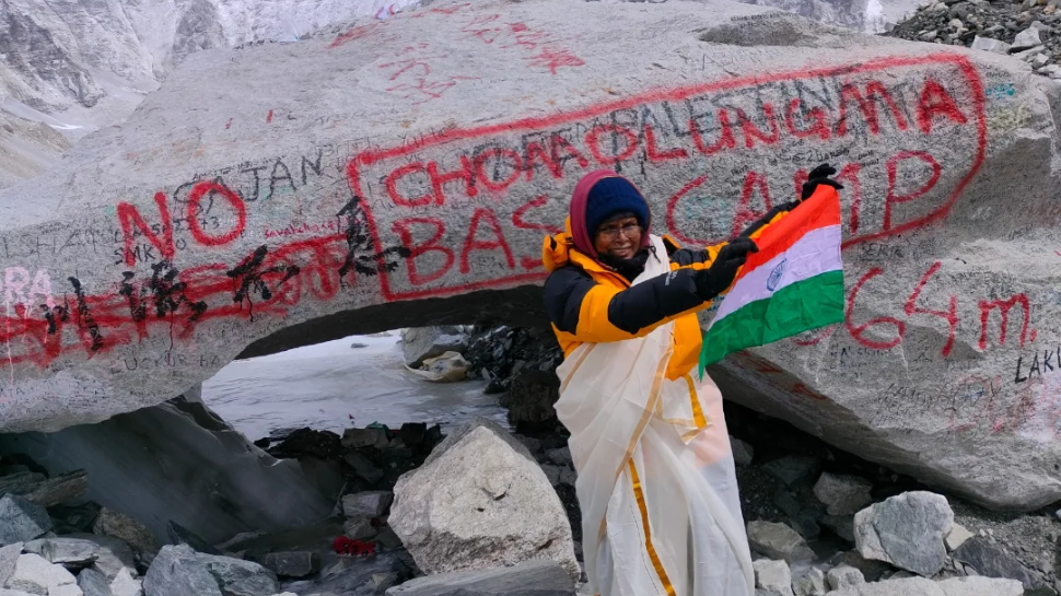 Vasanthi Cheruveettil Everest trek