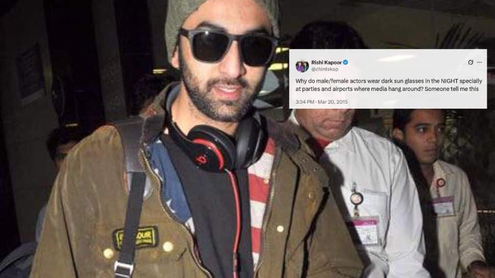 “Why Do Male/Female Actors Wear Dark Sunglasses at NIGHT?”