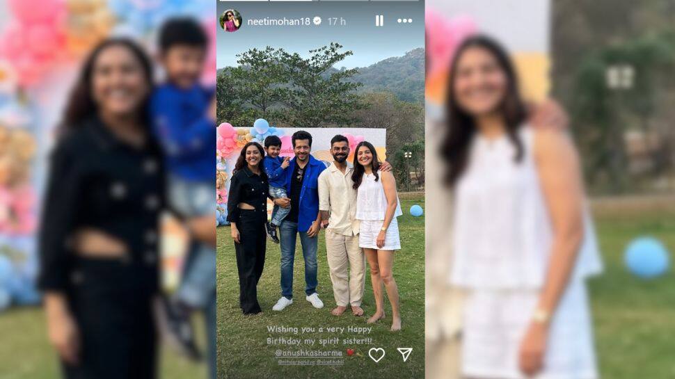 Anushka Sharma And Virat Kohli Seen In Rare Pic From Daughter Vamika’s Birthday Bash