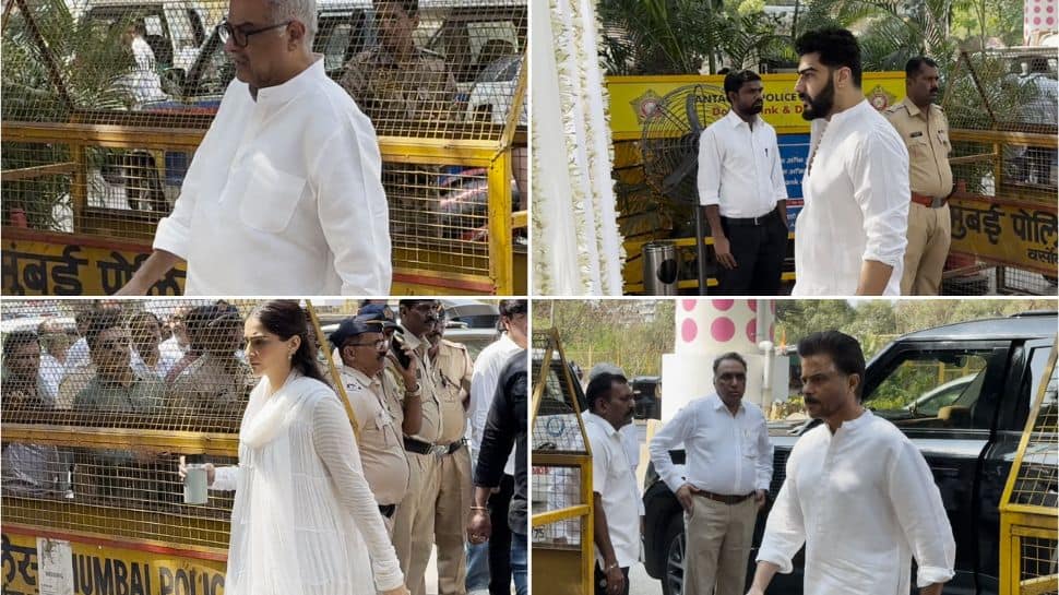 Nirmal Kapoor’s Last Rites: Sonam, Arjun, And The Kapoor Family Pay Their Last Respects