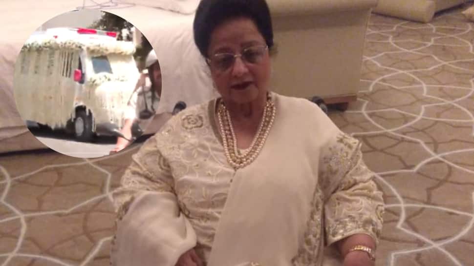 Nirmal Kapoor Last Rites: Mortal Remains Taken In Ambulance Adorned With Garlands And Flowers - WATCH