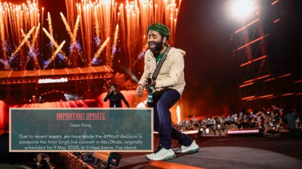 Arijit Singh Team Announces Postponement Of Live Concert In Abu Dhabi; Says 'Have Made The Difficult Decision...'