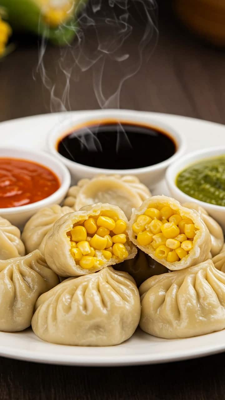 Corn & Cheese Momos: A Quick 8-Step Recipe