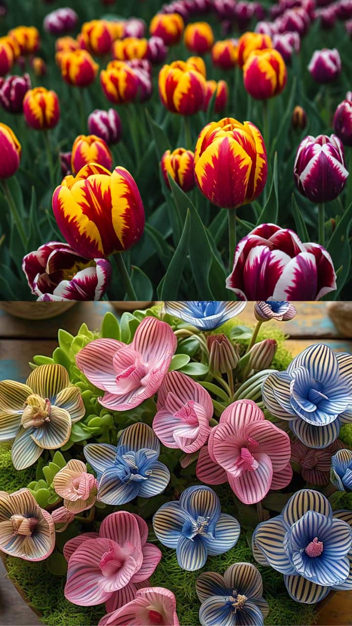 8 Eye-Catching Plants With Striped Flowers