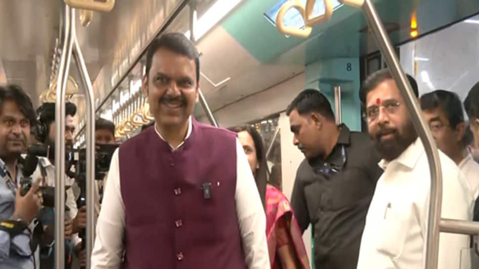 Maharashtra: CM Devendra Fadnavis Inaugurates Part 2A Of Mumbai Metro Line 3 From BKC To Acharya Atre Chowk Maharashtra: CM Devendra Fadnavis Inaugurates Part 2A Of Mumbai Metro Line 3 From BKC To Acharya Atre Chowk