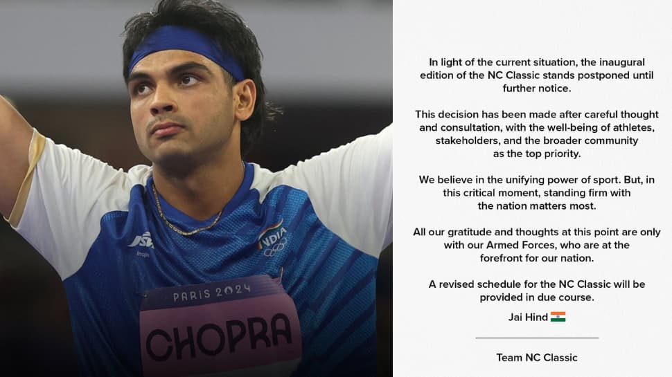 Neeraj Chopra Classic 2025 Rescheduled Due To Escalating India-Pakistan Border Strain