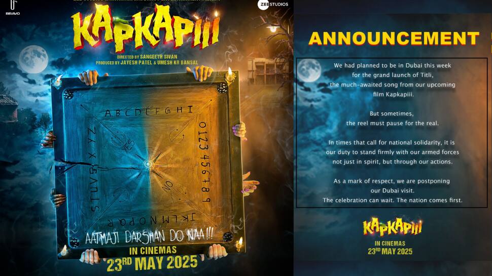 'Nation Comes First': Song Launch Of Kapkapiii Postponed Amid India-Pakistan Tensions