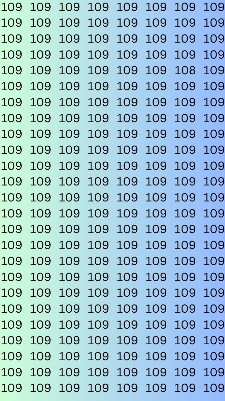 Optical Illusion Challenge: Find the Odd Number in 7 Seconds