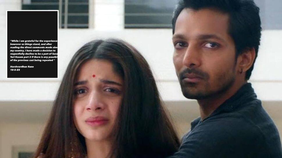 Harshvardhan Rane Declines 'Sanam Teri Kasam' Sequel If Mawra Hocane Returns – Check Details