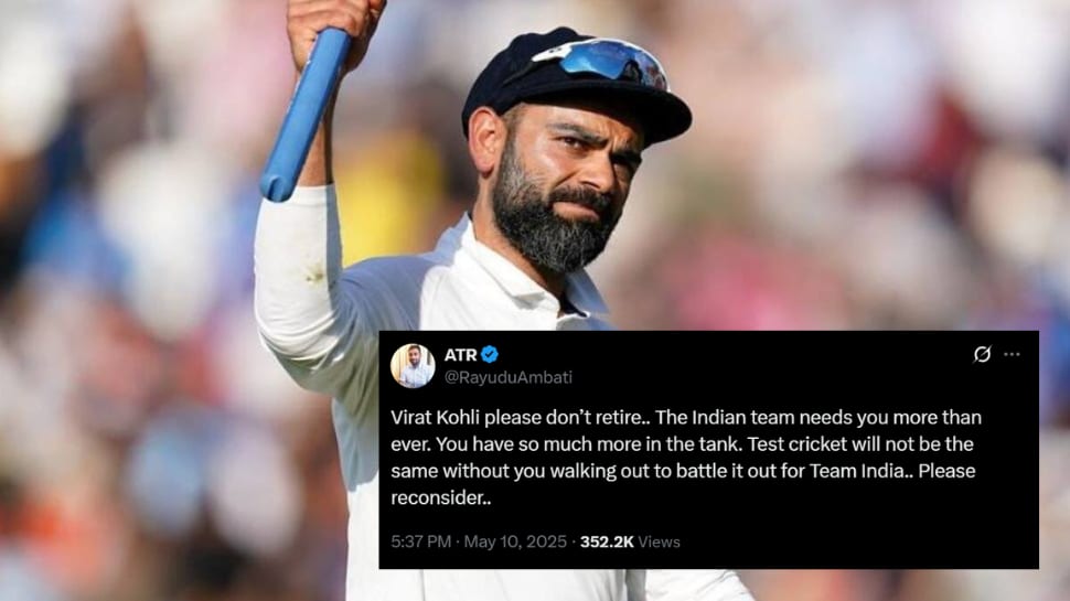 ‘Indian team needs you…’ Ambati Rayudu Urges Virat Kohli To Continue Playing Test Cricket Amid Retirement Buzz