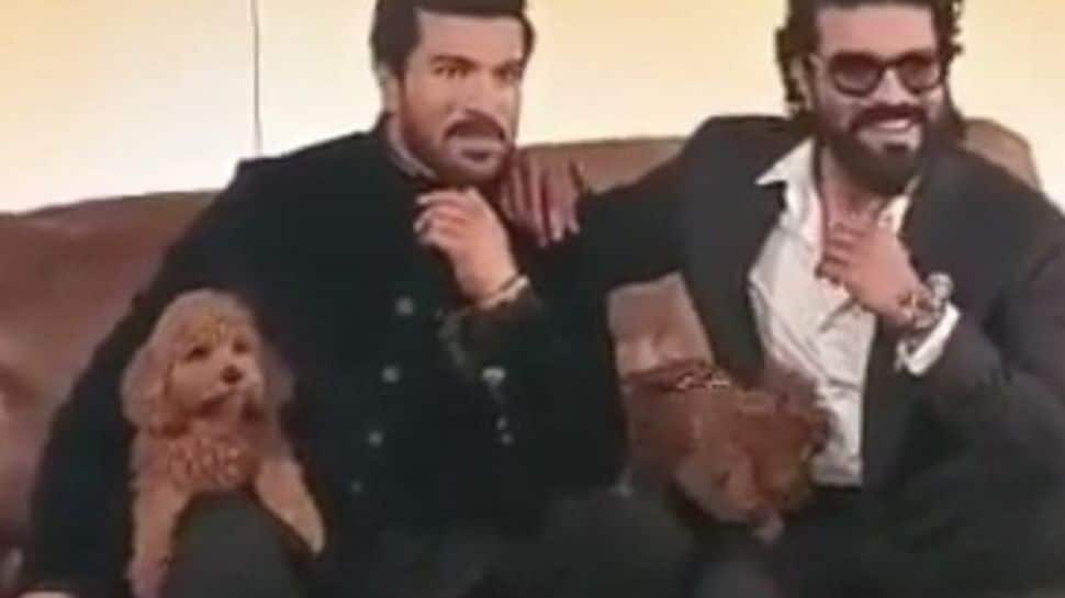‘Ram and Rhyme’: RRR Star’s Wax Statue With Pet Dog Unveiled At Madame Tussauds | Watch