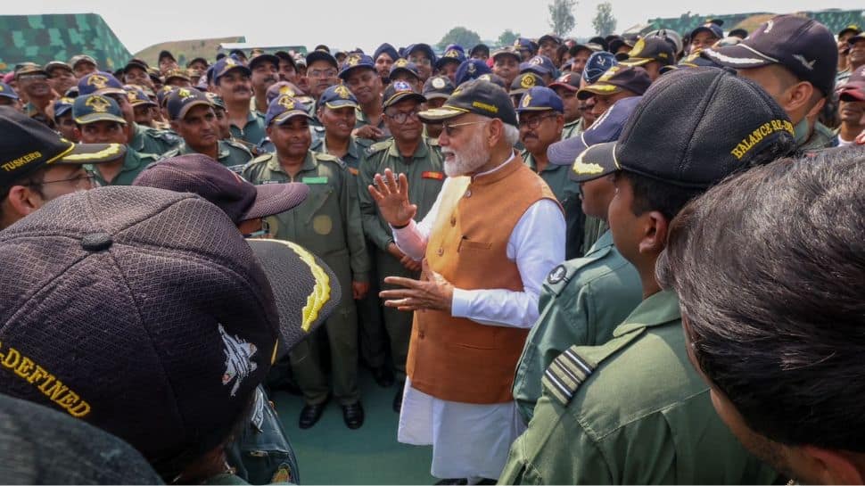 At Adampur Frontline, Modi Delivers Blunt Message: Terror Will Be Answered With Fire