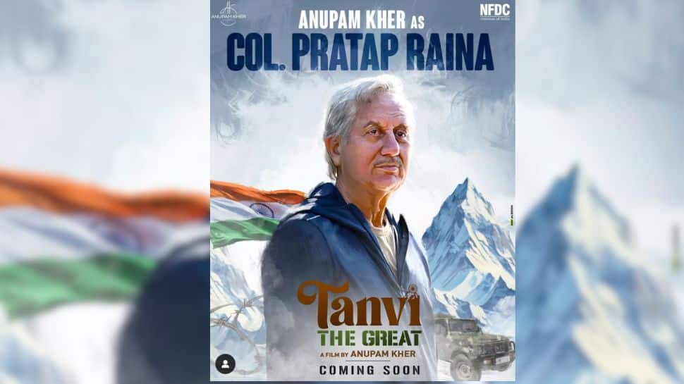 Anupam Kher To Play Col. Pratap Raina In 'Tanvi The Great', Actor Shares New Poster