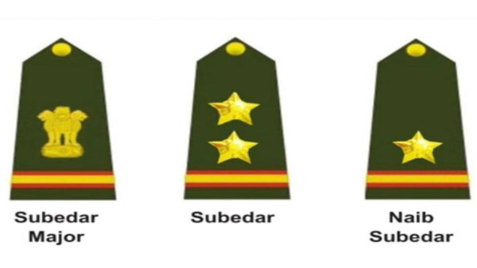 Subedar Gift Identify Indian Army Officers' Posts, Ranks From Their Badges - From ...