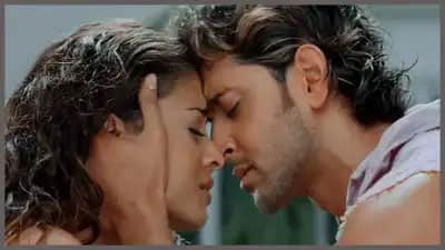 Hrithik Roshan and Aishwarya Rai's Reel Kiss Hrithik Roshan and Aishwarya Rai's Reel Kiss