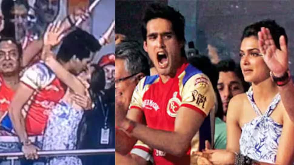 Deepika Padukone and Sidhartha Mallya's Kiss Deepika Padukone and Sidhartha Mallya's Kiss