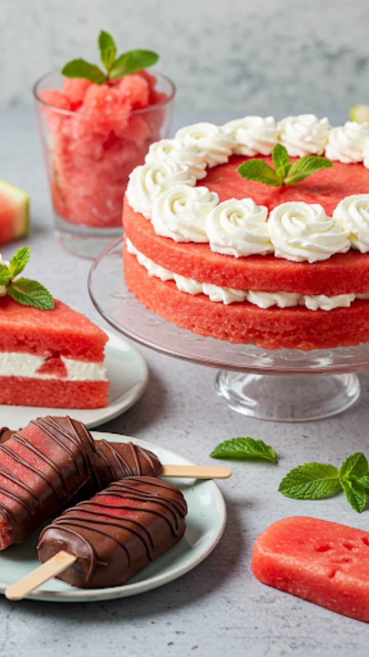 No-Bake Watermelon Desserts In 10 Minutes Or Less