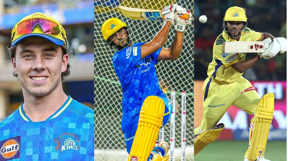 Dewald Brevis, Urvi Patel & Ayush Mhatre - Chennai Super Kings