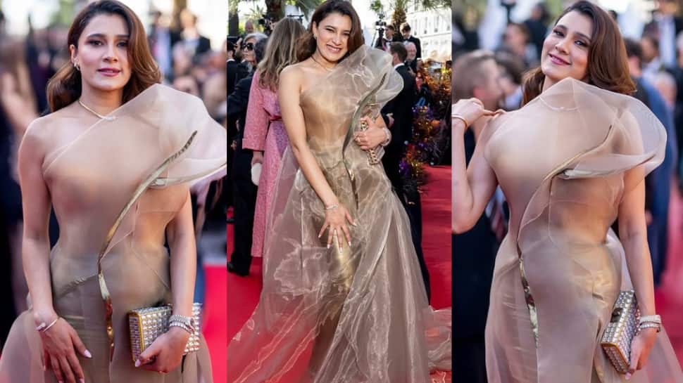 Cannes 2025: Singer Aastha Gill's Red Carpet Debut Steals Spotlight, SEE PICS