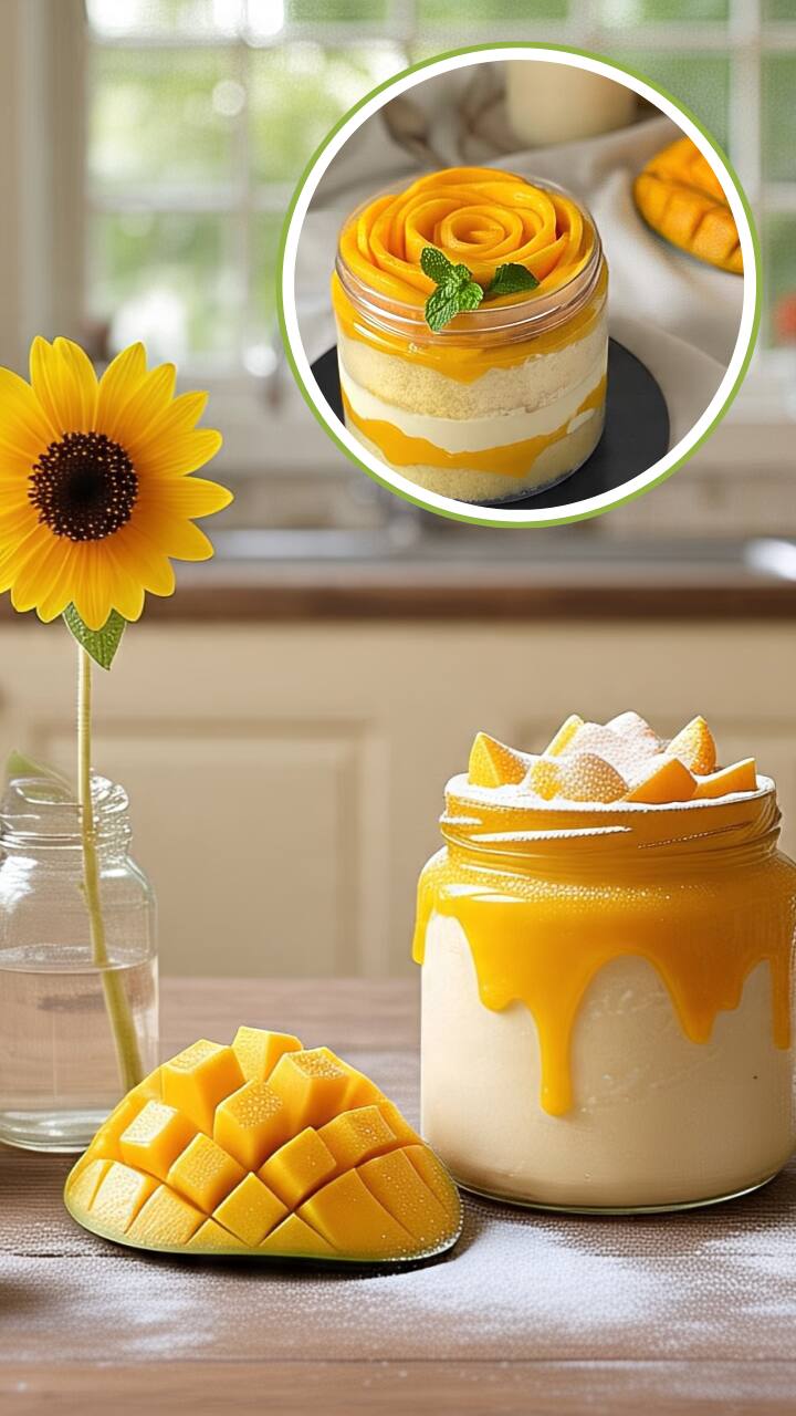 Whip Up A Mango Jar Cake In Minutes – 7 Easy Steps Whip Up A Mango Jar Cake In Minutes – 7 Easy Steps