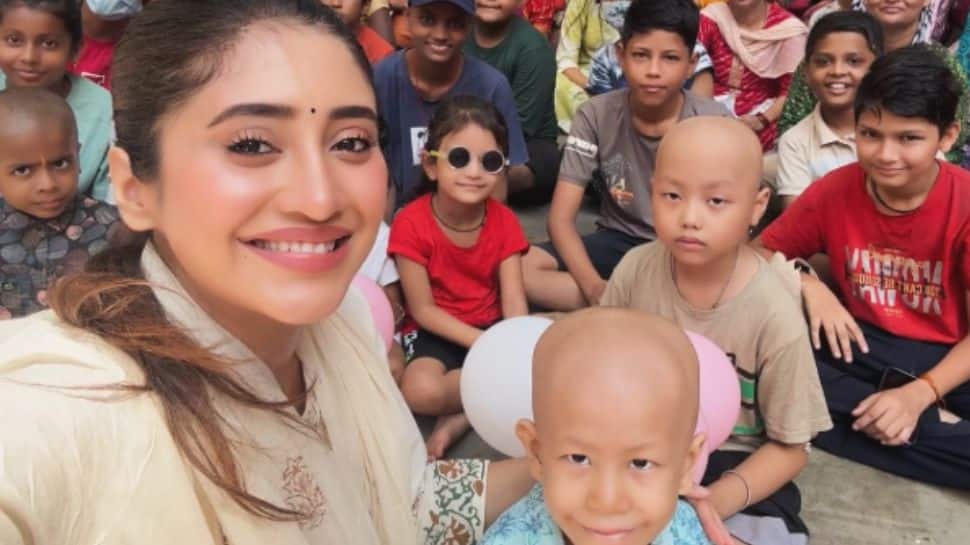 'My Heart Feels Full': Shivangi Joshi Opts For Birthday Celebration With Underprivileged Kids