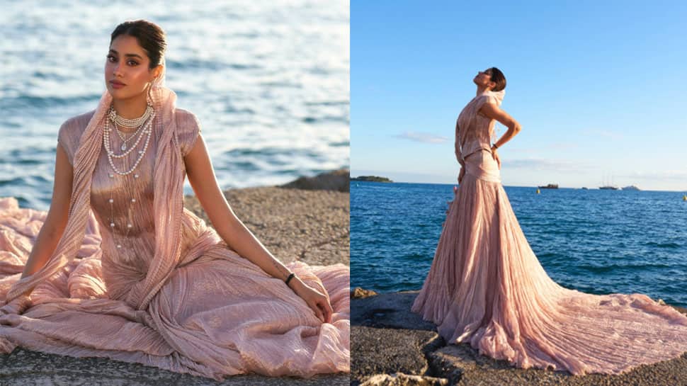 Janhvi Kapoor Follows Cannes 2025 'No Nudity' Rule, Channels Mom Sridevi For FIRST LOOK At Red Carpet - VIDEO, PICS